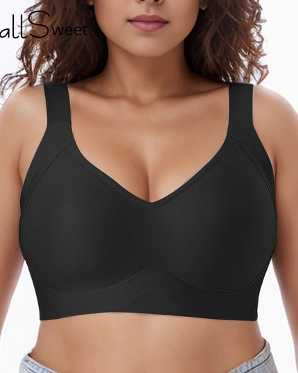 Wireless Women’s Bras – Seamless Full Coverage, No Underwire, Soft Push-Up Bra Everyday Bralette