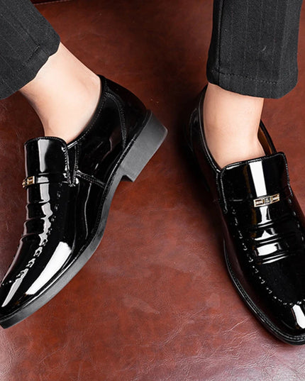 Faux Leather Men’s Slip-On Shoes – Comfortable & Stylish Men’s Dress Shoes