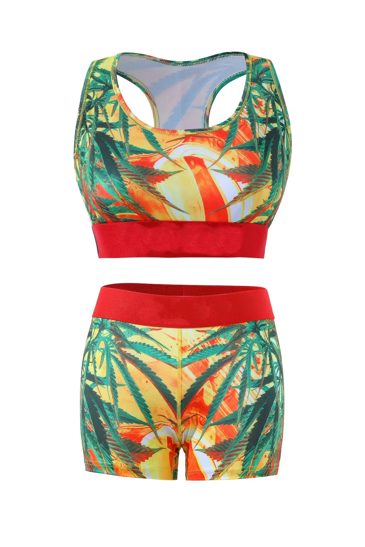 PSD Women's Graffiti Print Two-Piece Bikini Set