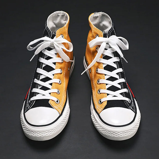 Unisex High Top Lace-Up Sneakers
