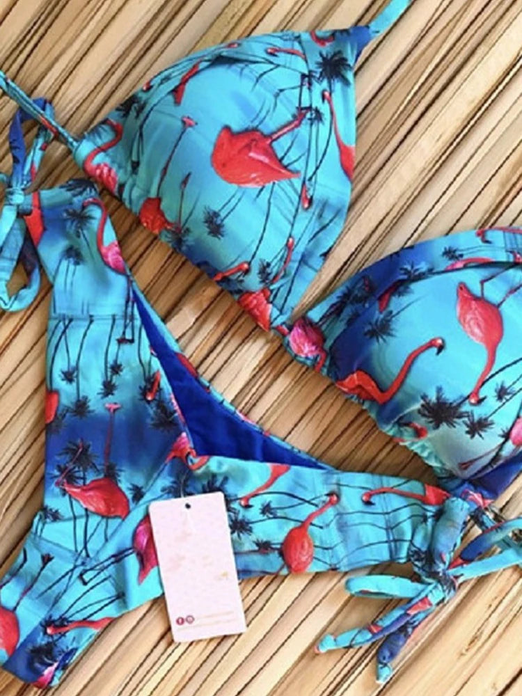 Women's Two-Piece Bikini Set - Various Colors And Designs
