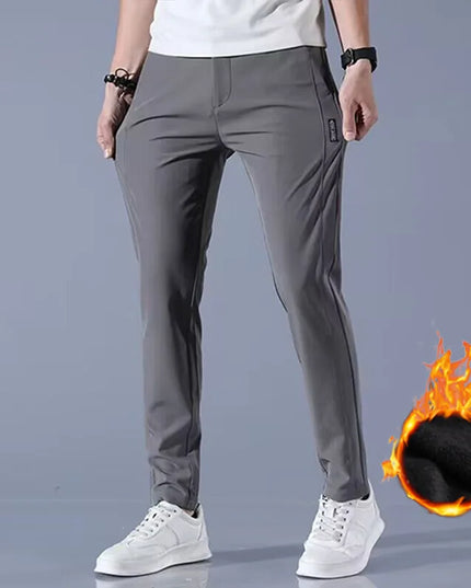 Men's Thick Stretch Slim Fit Elastic Pants