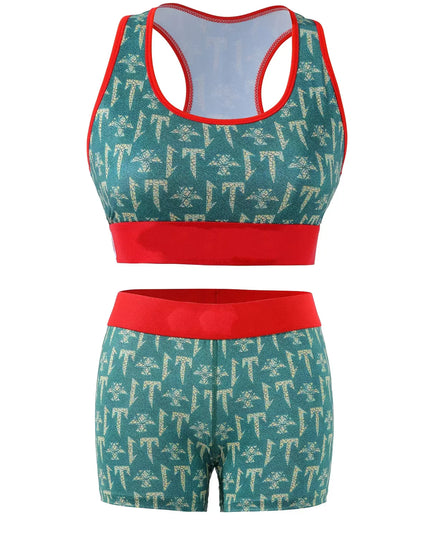 PSD Women's Graffiti Print Two-Piece Bikini Set