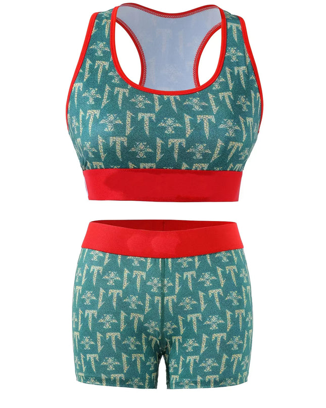 PSD Women's Graffiti Print Two-Piece Bikini Set