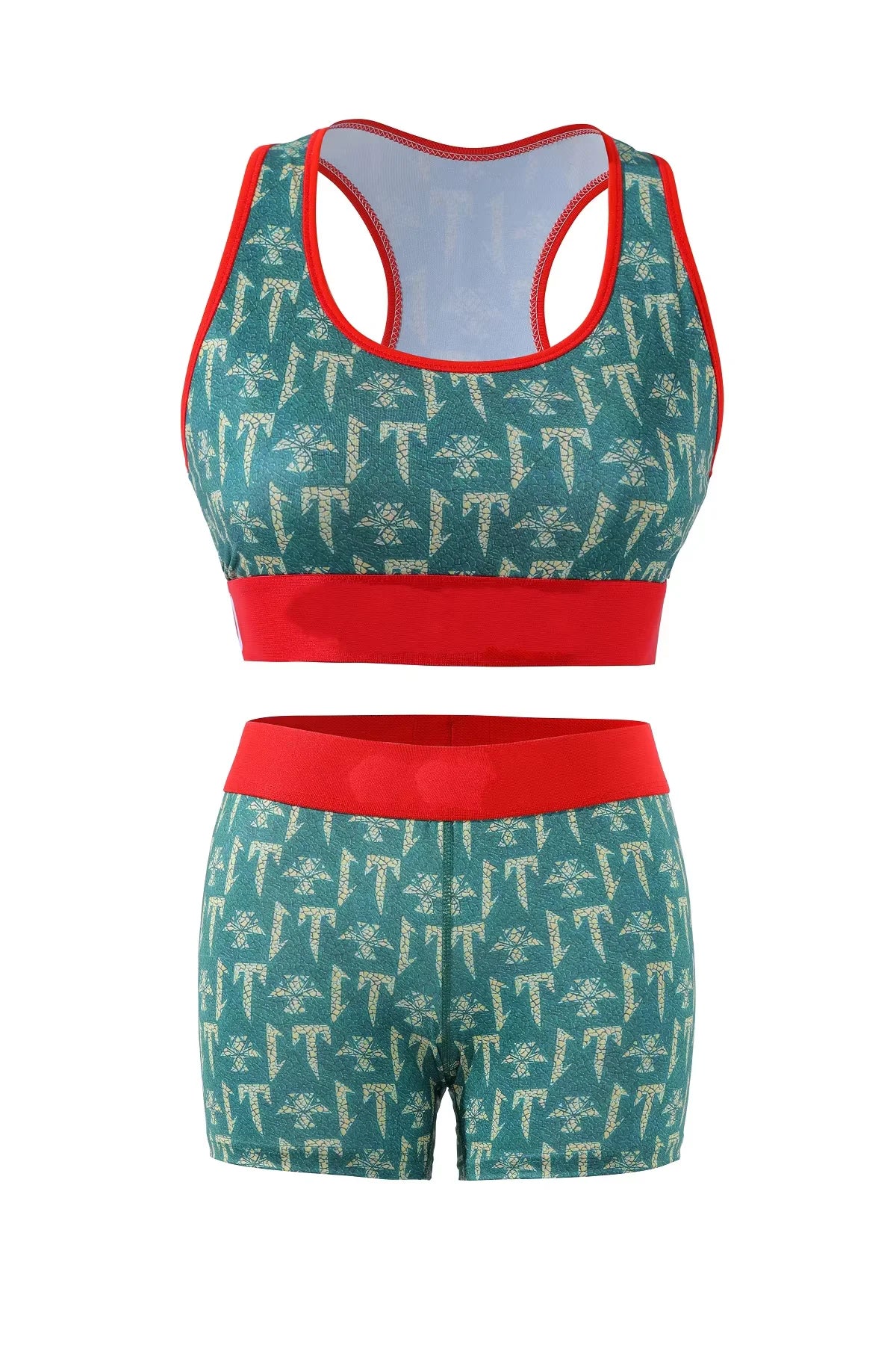 PSD Women's Graffiti Print Two-Piece Bikini Set