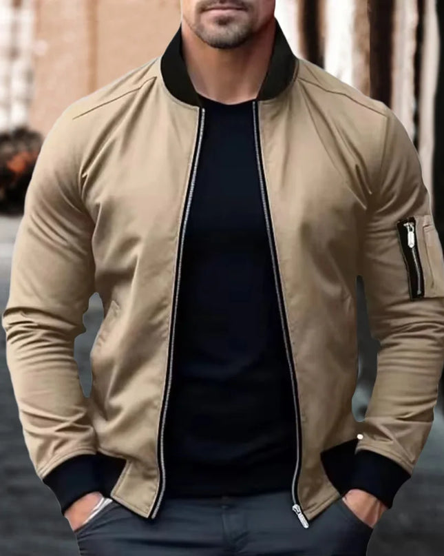 Men's Casual Fit Bomber Jacket 