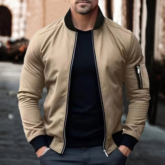 Men's Casual Fit Bomber Jacket 