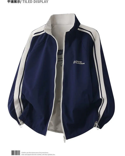 Men's Reversible Stand-Up Collar Jacket