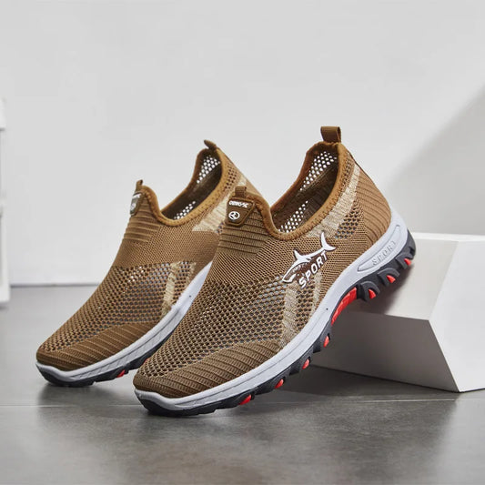 Men's Mesh Lightweight Breathable Slip-On Sneakers