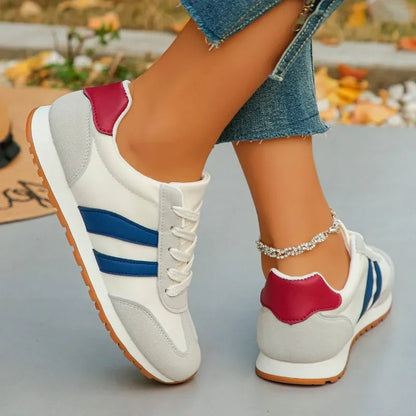 Women's Lightweight Breathable Lace-Up Sneakers