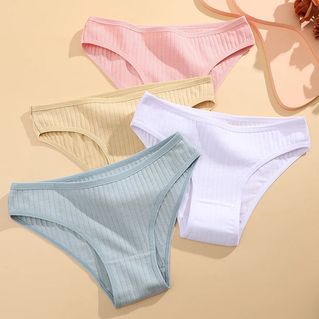 FINETOO 10-Pack Women's Cotton Breathable Underwear – Comfortable & Soft Cotton Panties for Women