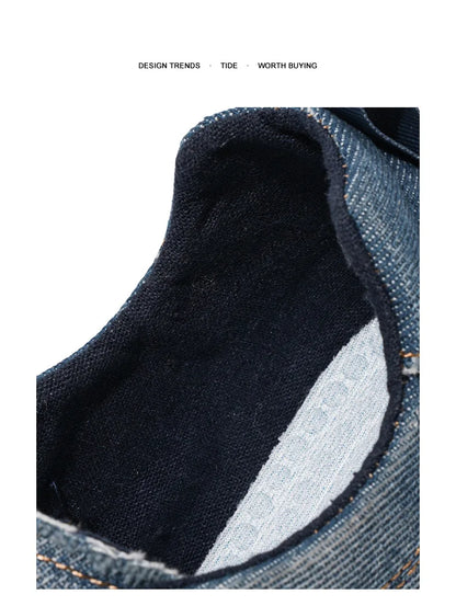 Men's Denim Style Canvas Sneaker
