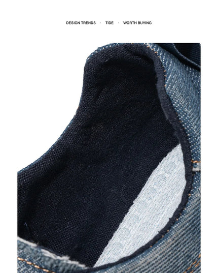 Men's Denim Style Canvas Sneaker