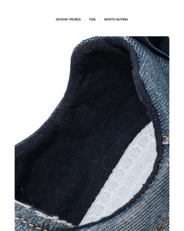 Men's Denim Style Canvas Sneaker