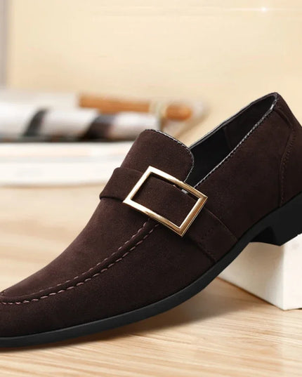 Men's Casual Faux Suede Slip On Shoes