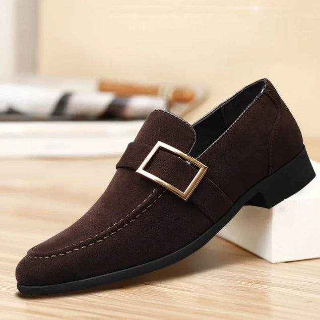 Men's Casual Faux Suede Slip On Shoes