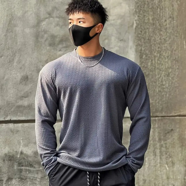 Men's Casual Oversized Long Sleeve Sweater