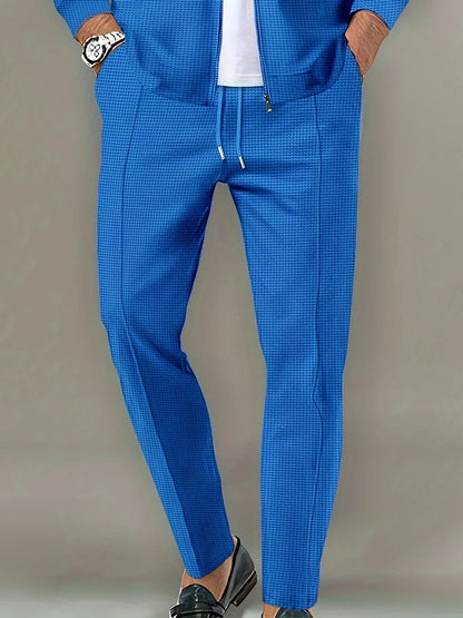 Men's Lightweight Mid-Rise Casual Fabric Long Pants