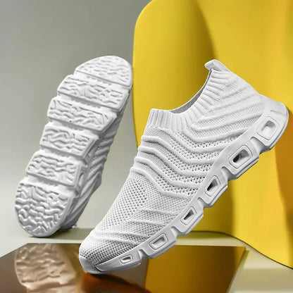 Men's Harajuku Style Breathable Slip On Sneakers
