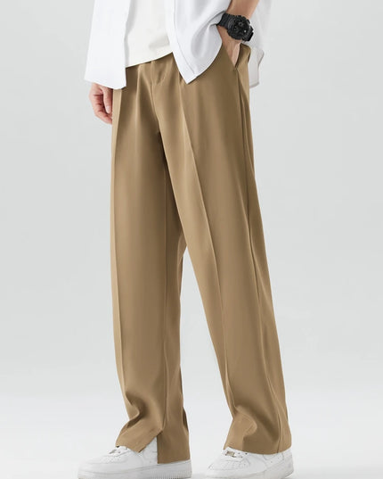 Men's Korean Style Straight Loose Wide Leg Casual Pants