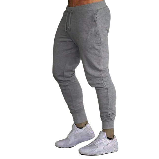 Men's Casual Loose-Fit Jogger Sweatpants with Elastic Waist