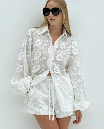 Women's 2-Piece V-Neck Backless Halter Lace-Up Vest with Straight Pants