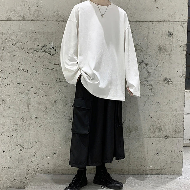 Men's Loose Fit Long Sleeve Casual Sweatshirt