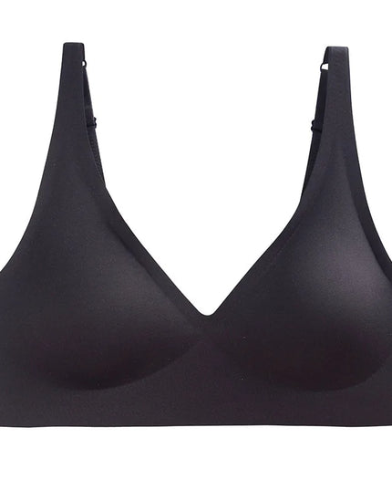 Women's Seamless Wireless Push-Up Bra with Padded Support