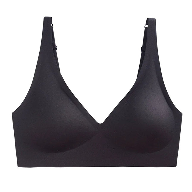 Women's Seamless Wireless Push-Up Bra with Padded Support