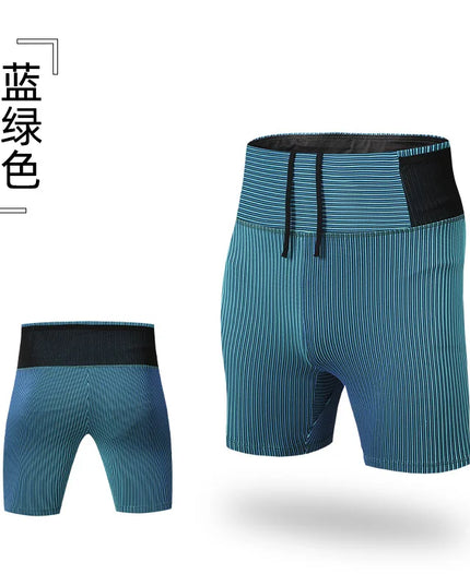Men And Women's Quick-Dry Compression Running Shorts with Inner Liner and Mesh Waist Pocket
