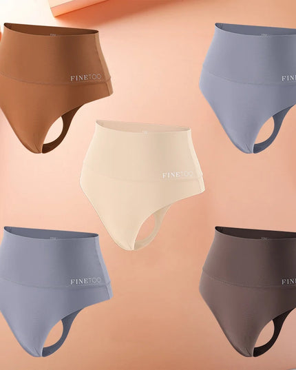 5-Piece Women's High Waist Seamless Body Shaper Panties