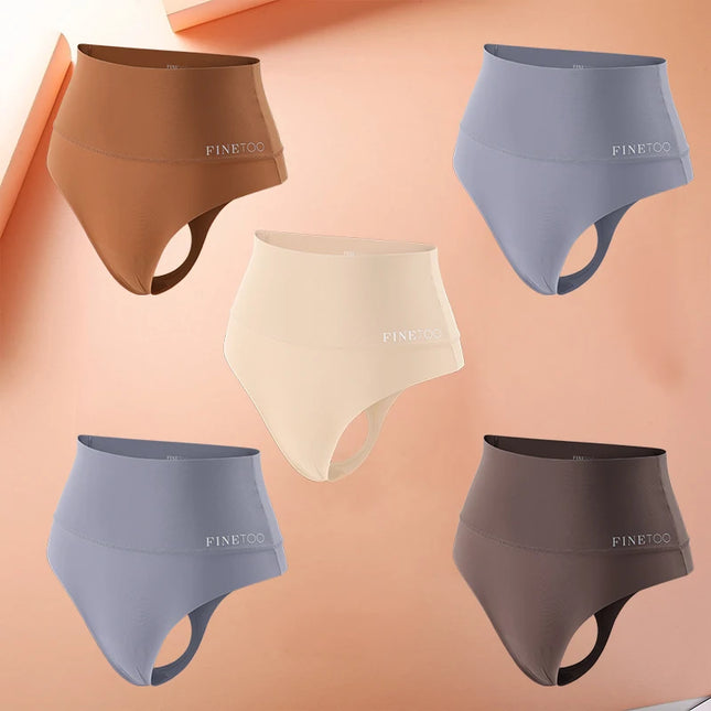 5-Piece Women's High Waist Seamless Body Shaper Panties