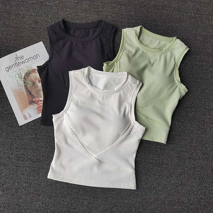 Women's Padded High-Impact Sports Bra Vest