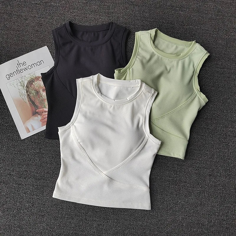 Women's Padded Push-Up Sports Vest