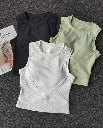 Women's High-Support Padded Push-Up Sports Vest