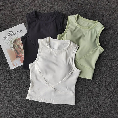 Women's High-Support Padded Push-Up Sports Vest