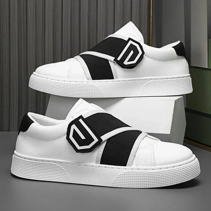 Men's Faux Leather Anti-Slip Sneakers