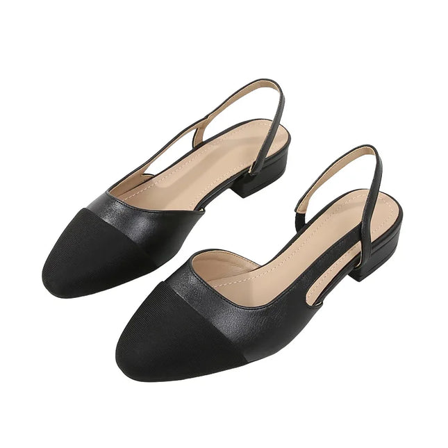 Women's Faux Leather Slingback Sandals