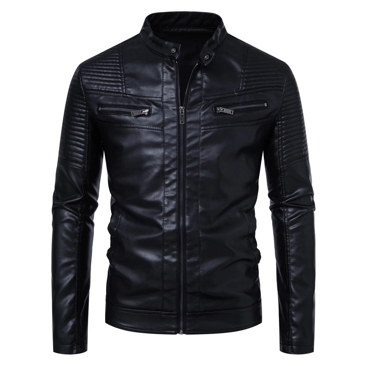 Leather Clothing New Men's Motorcycle Leather Jacket Slim Cool Handsome Men Jacket New Male Vintage Leather Jackets