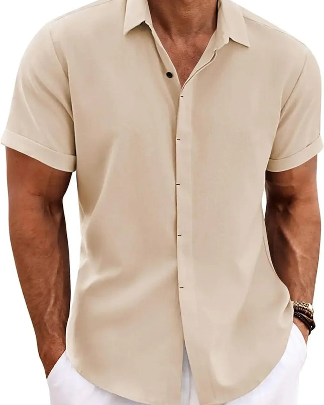 Men's Casual Button-Down Shirt