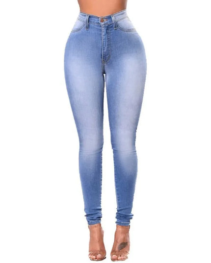 Slim Fit High Waist Denim Jeans for Women - Botvotee Skinny Skinny Jeans for Women