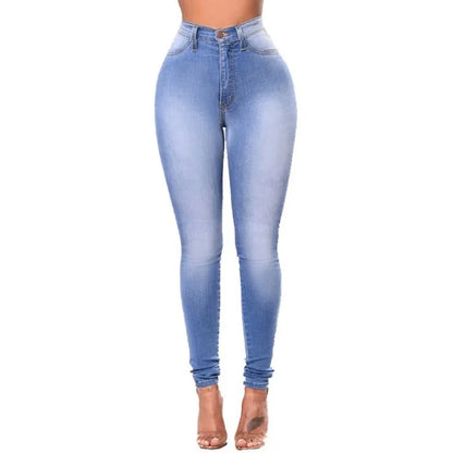 Slim Fit High Waist Denim Jeans for Women - Botvotee Skinny Skinny Jeans for Women