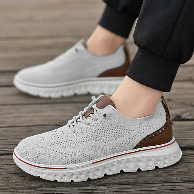 Men's Breathable Mesh Casual Sneakers - Comfortable & Stylish Athletic Shoes for Men