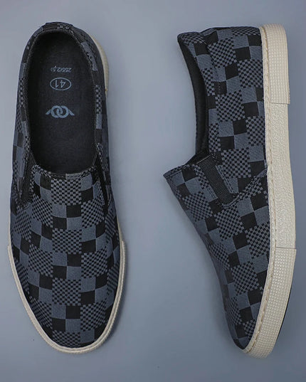 Men's Slip-On Canvas Shoes - Low Profile, Breathable, Lightweight, Casual Style