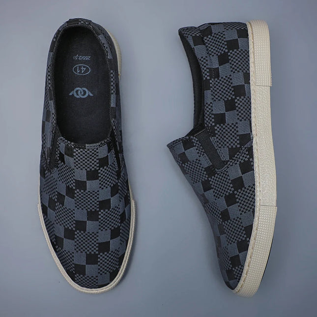 Men's Slip-On Canvas Shoes - Low Profile, Breathable, Lightweight, Casual Style