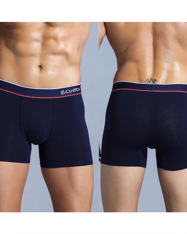 Men's Cotton Boxer Shorts - 4-Pack Comfortable Underwear for All-Day Wear