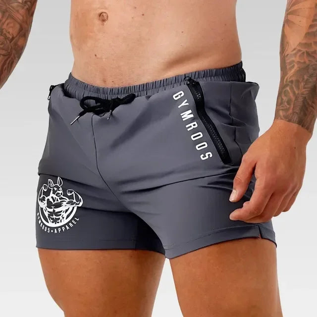 Men's Sports Shorts with Drawstring Elastic Waist