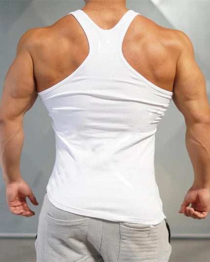 Men's Breathable Cotton Fitness Vests - Lightweight Tank Top