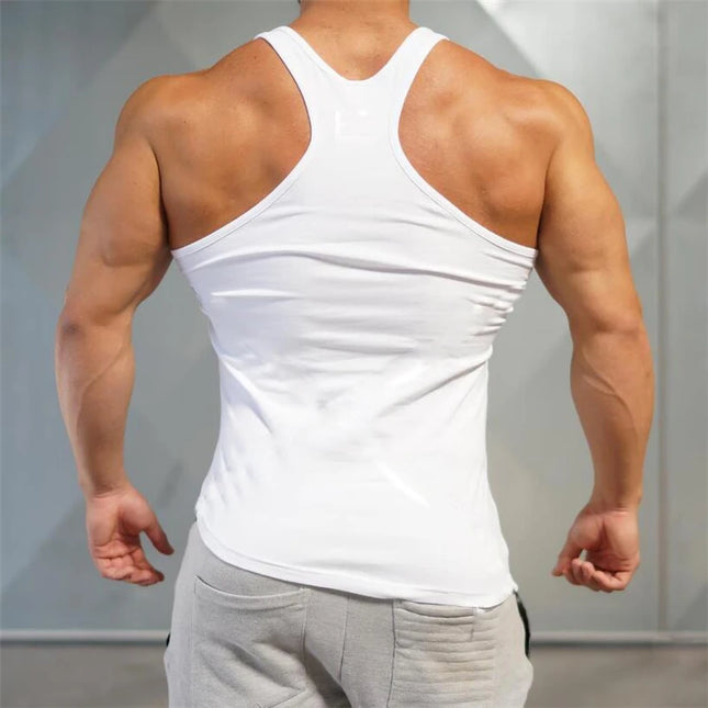 Men's Breathable Cotton Fitness Vests - Lightweight Tank Top