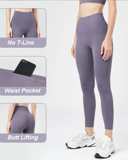 2-Piece Women's Yoga Set: Push-Up Bra and Leggings Combo - Various Colors